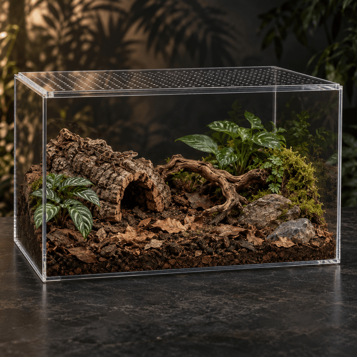 爬虫類ケージ　80×40×40 飼育ケージ　ケージ　ペット　爬虫類　ケース 爬虫類ケージ・アクリル飼育ケース 40cm｜ECOTONE 40 – Aquarium Art